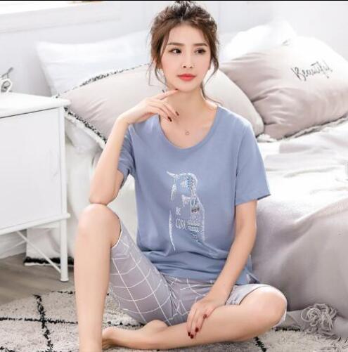 Plus Size M-5XL Women Pajamas Set