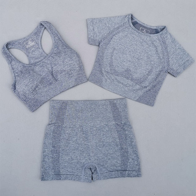 5Pcs Women Vital Seamless Yoga Set