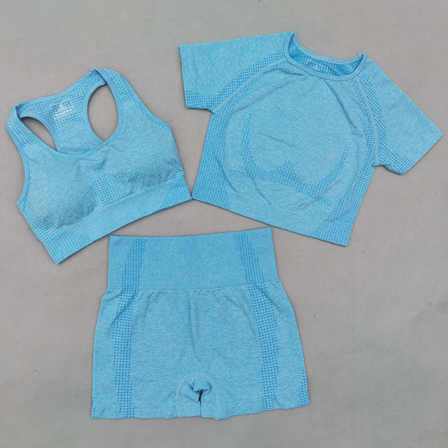 5Pcs Women Vital Seamless Yoga Set