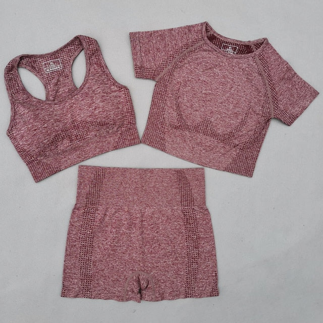 5Pcs Women Vital Seamless Yoga Set