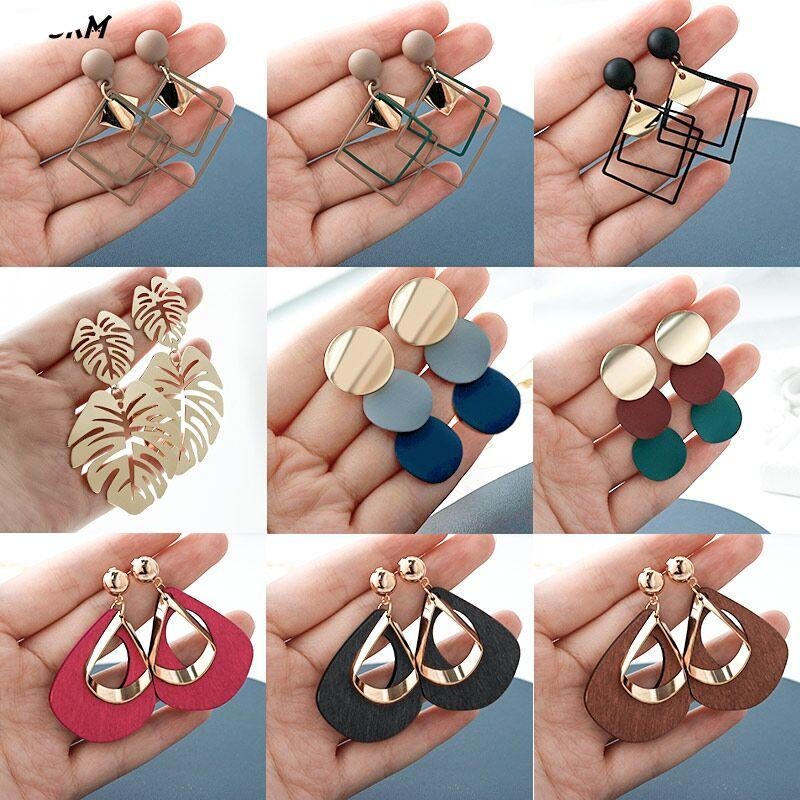 Korean Acrylic Earrings For Women