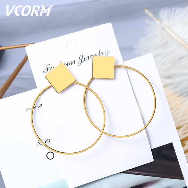 Korean Acrylic Earrings For Women