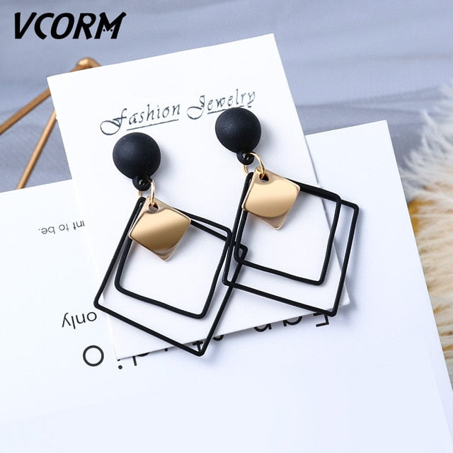 Korean Acrylic Earrings For Women