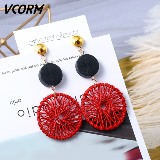 Korean Acrylic Earrings For Women