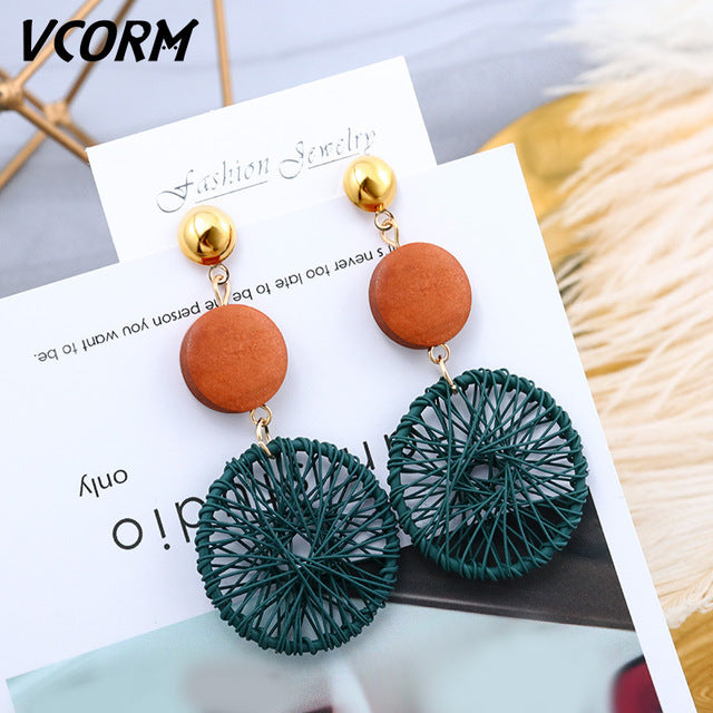 Korean Acrylic Earrings For Women