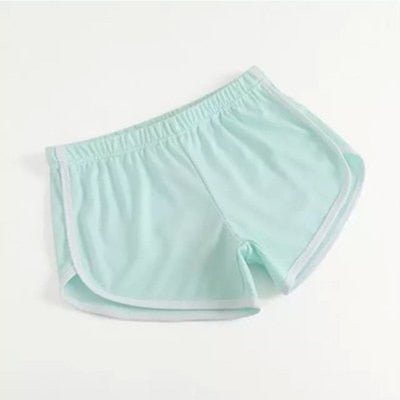 Stretch Waist Casual Shorts For Woman