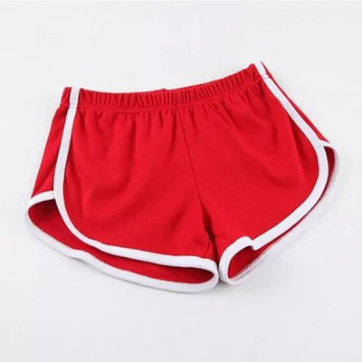 Stretch Waist Casual Shorts For Woman