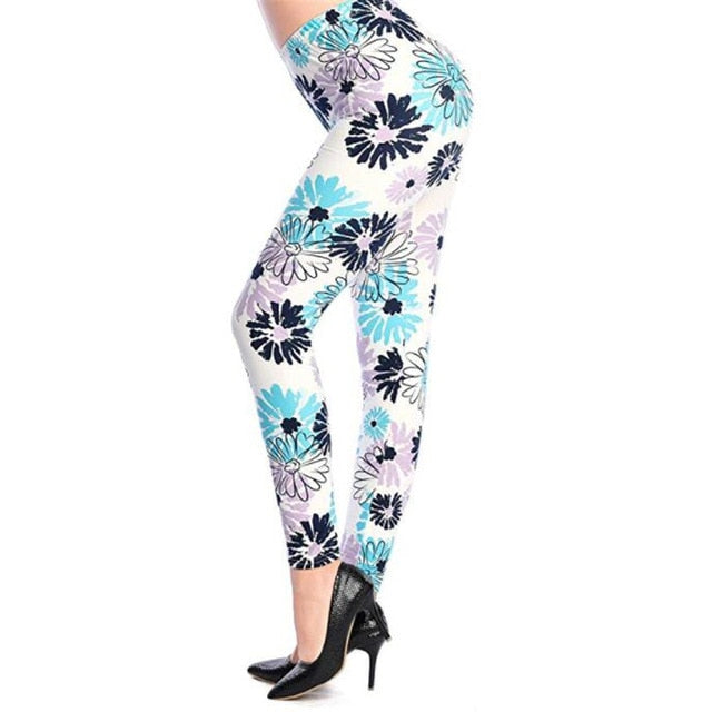 New 2020 Print Flower Leggings