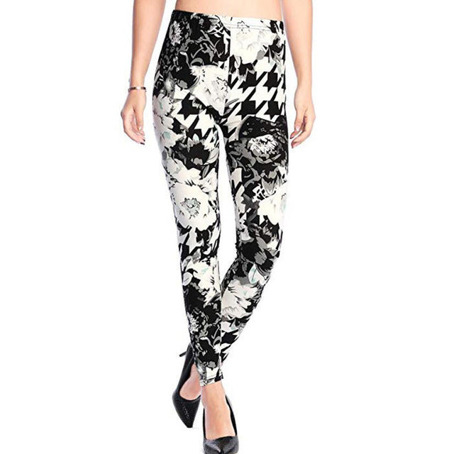 New 2020 Print Flower Leggings