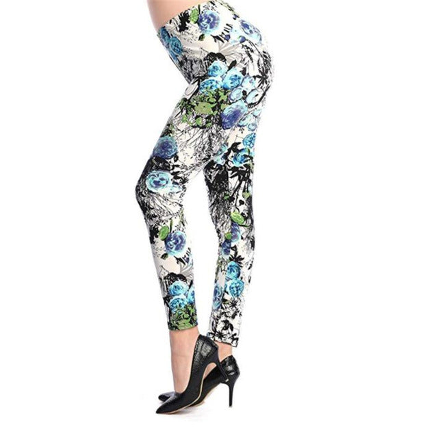 New 2020 Print Flower Leggings