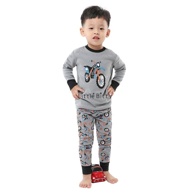 New Baby Girls Long Sleeve Cotton Pajamas