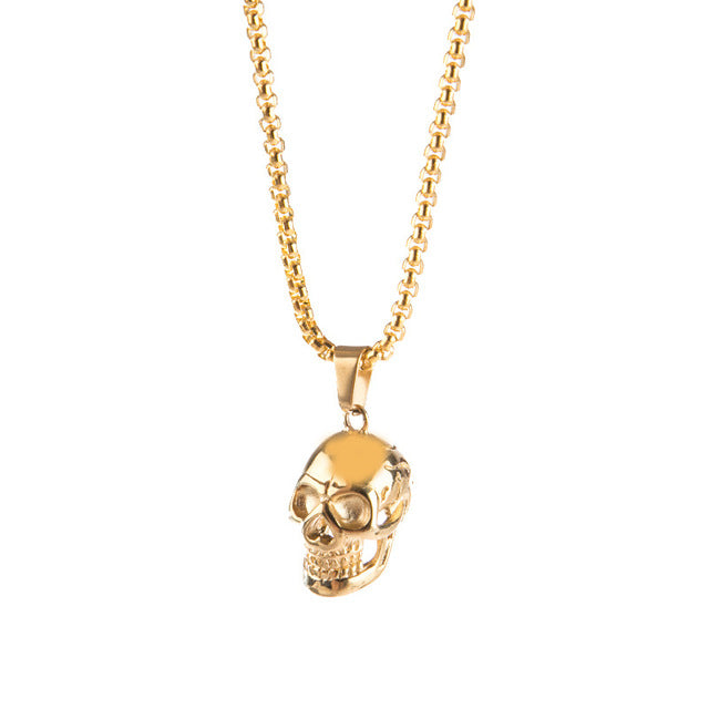 Fashion Punk Skull Men's Necklace