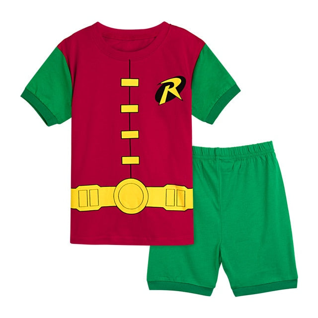 Dinosaur Football Sleepwear Set For Kids