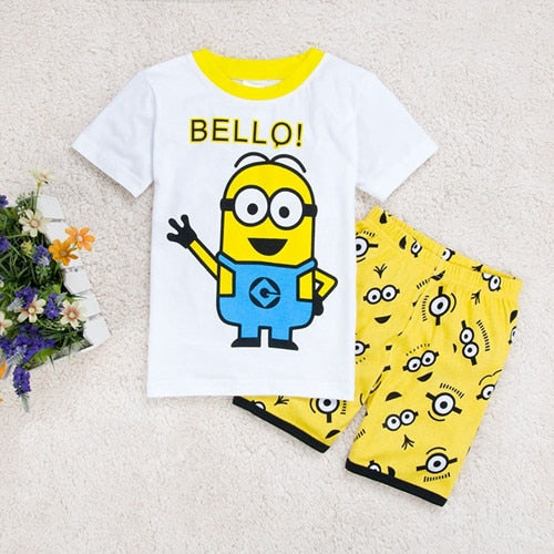 Summer Short-sleeved Children's Pajamas