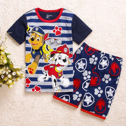 Summer Short-sleeved Children's Pajamas