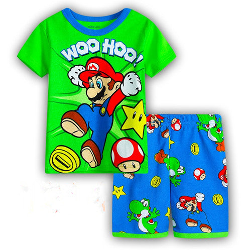 Summer Short-sleeved Children's Pajamas
