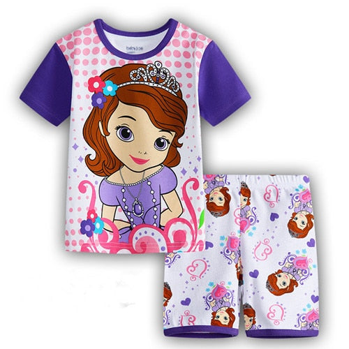 Summer Short-sleeved Children's Pajamas