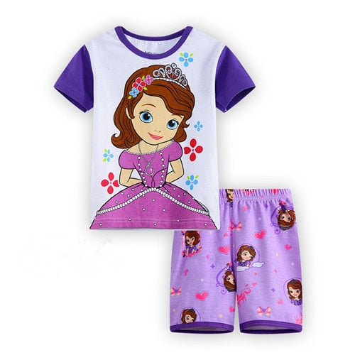 Summer Short-sleeved Children's Pajamas