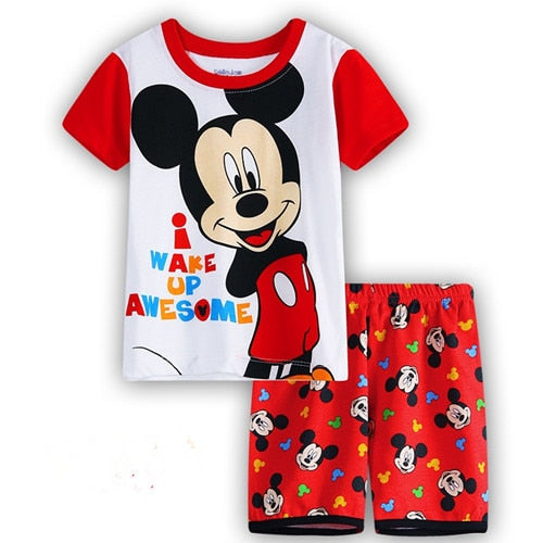 Summer Short-sleeved Children's Pajamas