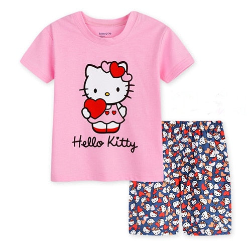 Summer Short-sleeved Children's Pajamas