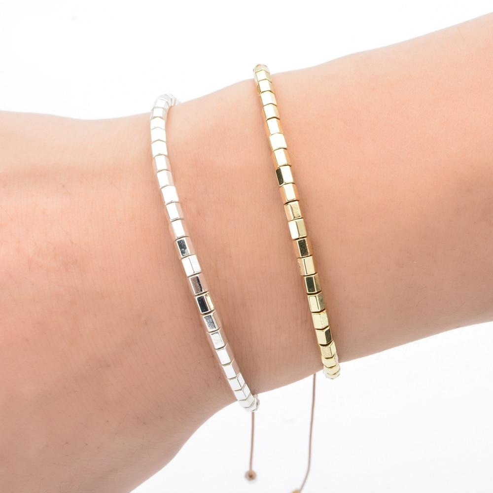 Square Gold/Silver Bracelets