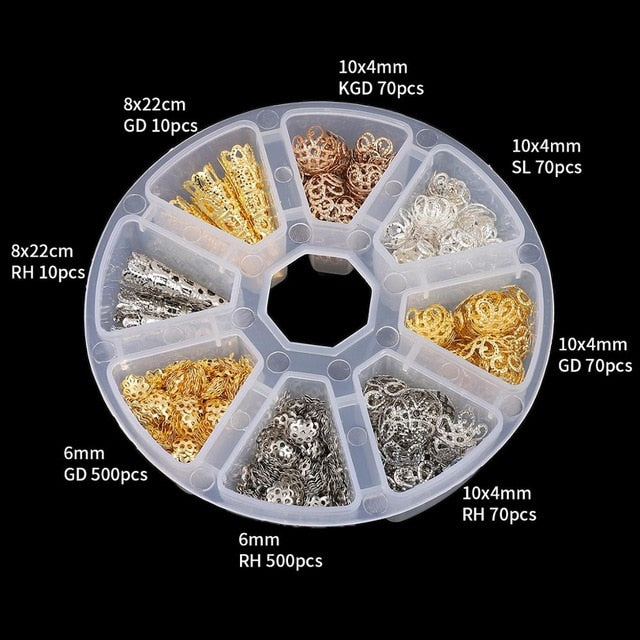 Mixed Jewelry Findings Material Beads