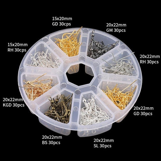 Mixed Jewelry Findings Material Beads