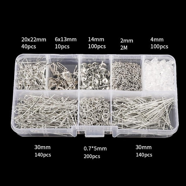 Mixed Jewelry Findings Material Beads