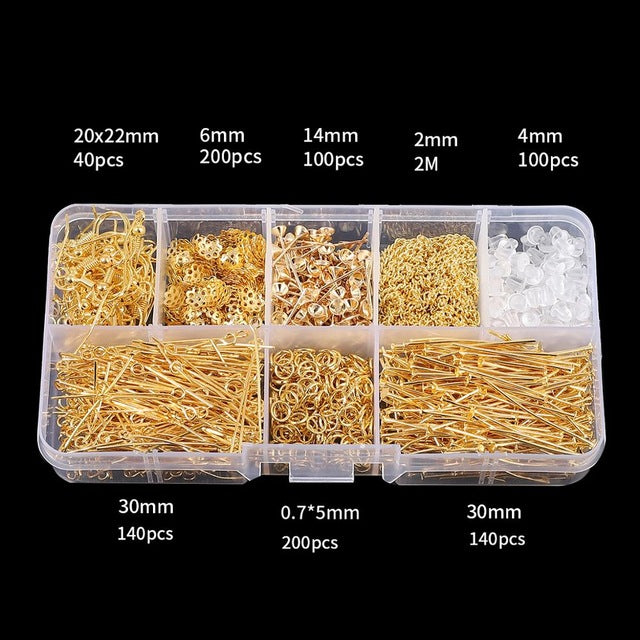 Mixed Jewelry Findings Material Beads