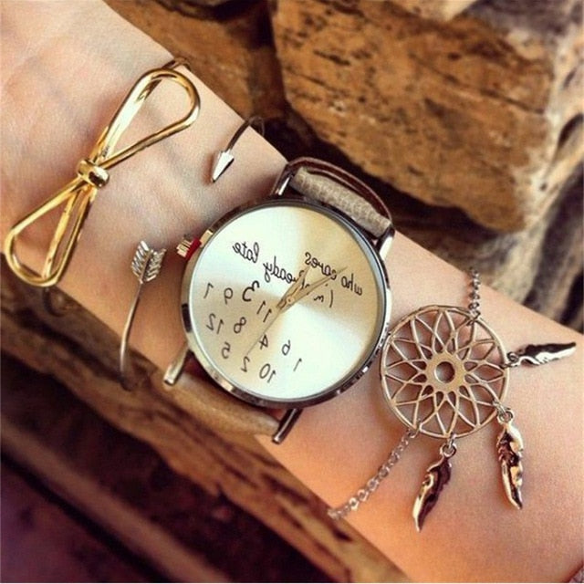 Open Silver Color Bracelet