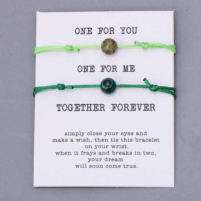 Natural Stone Bead Bracelet