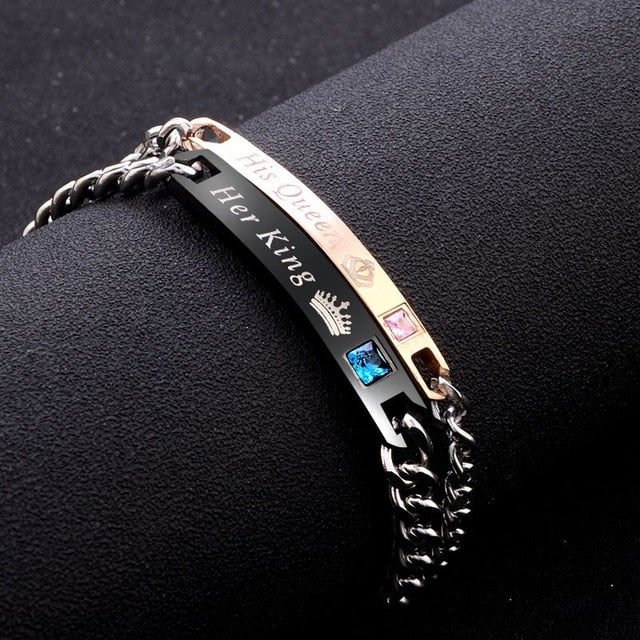 Women Silver Rose Gold Bracelet