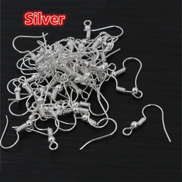 100pcs/lot 20x17mm DIY Earring Findings Hooks - Jeglow store