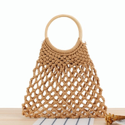 Handmade Woven Shoulder Bag