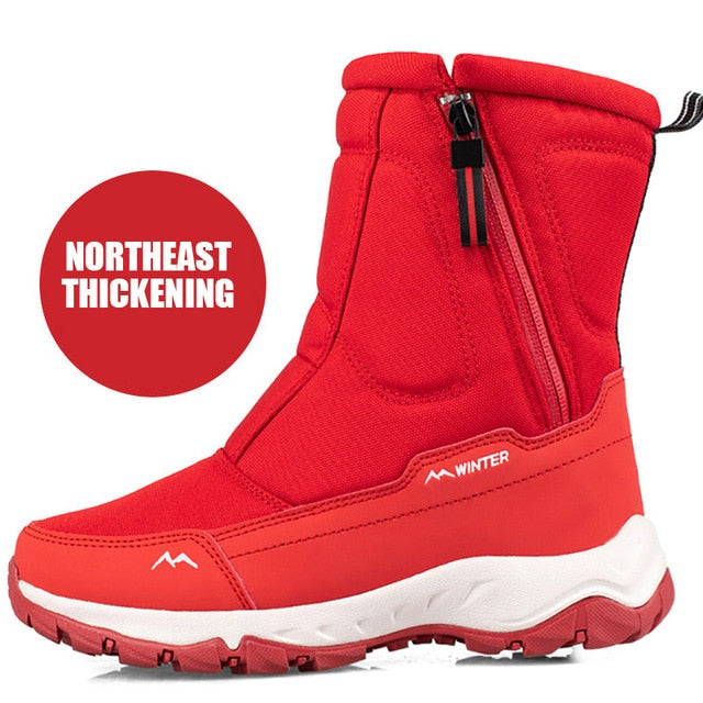 New Thick Couple Snow Boots