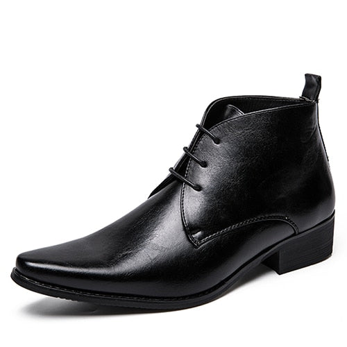 Men Business Dress Boots