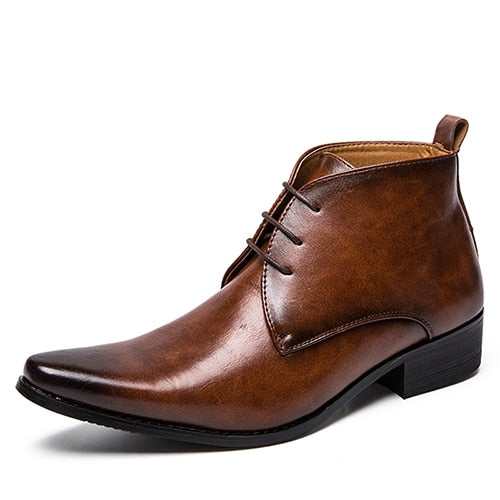 Men Business Dress Boots
