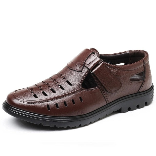 Genuine Leather Men Casual Shoes
