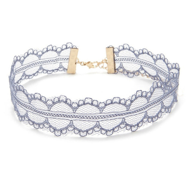 Lace Choker Necklace - Shopeasywear
