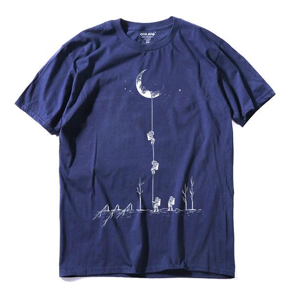 100% cotton casual Men T shirt - Jeglow store