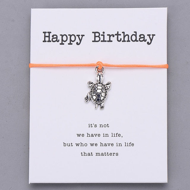 Happy Birthday Gift Bracelet for Women Men Kids - Shopeasywear