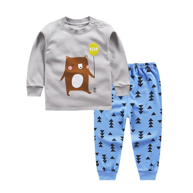Cartoon Kids Pajamas Sets