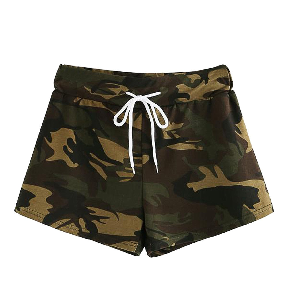 Summer Fashion Casual Hot Drawstring Waist  Shorts - Shopeasywear