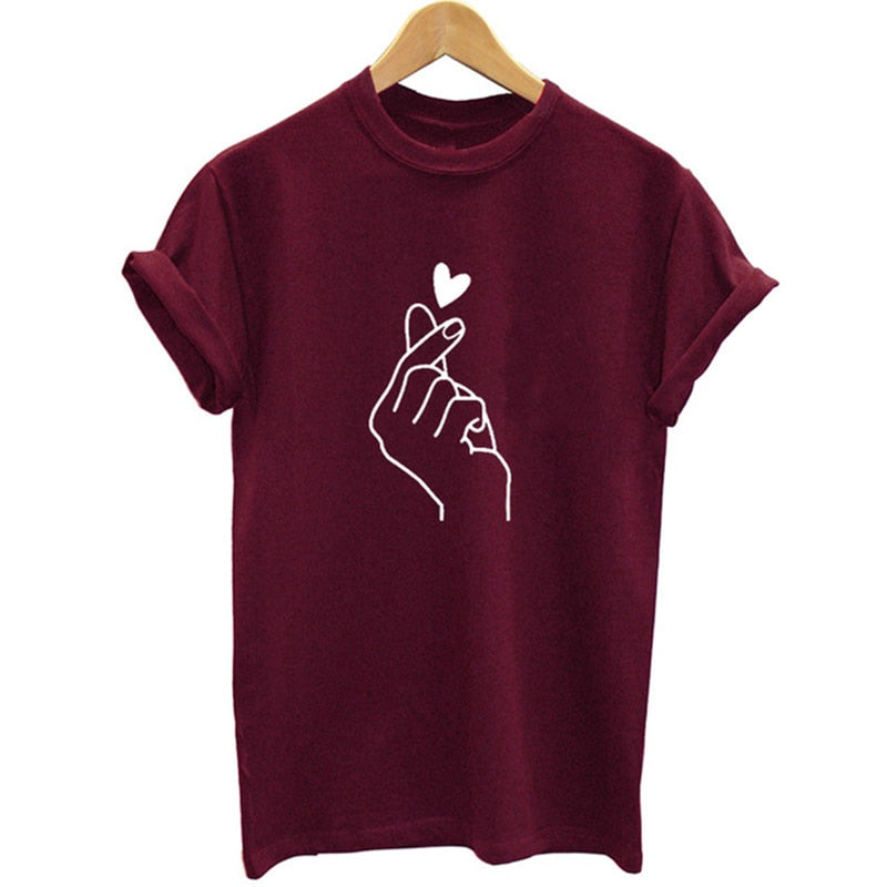 Graphic Love New Arrival Women T Shirt - Shopeasywear