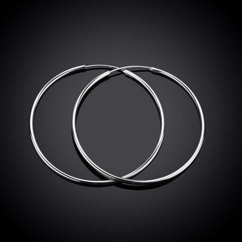 Silver Hoop Earring For Women