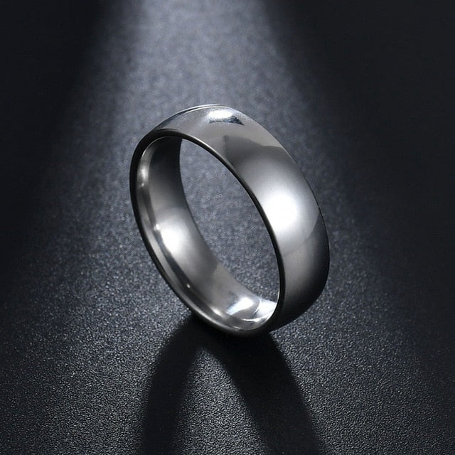 Titanium Steel Couple Ring - Shopeasywear