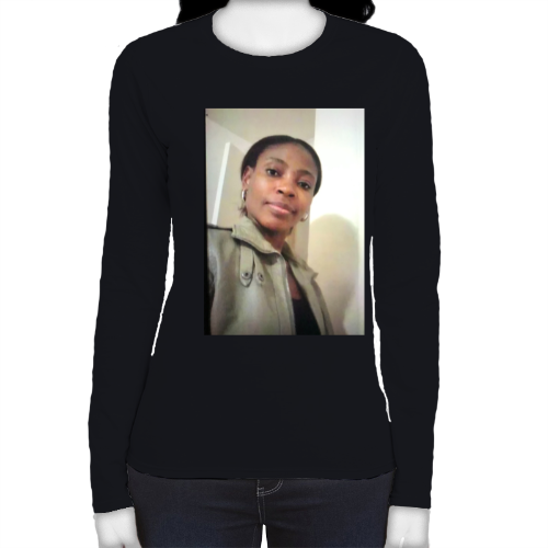 Custom Women's Fitted Long Sleeve Tee - Add Your Picture