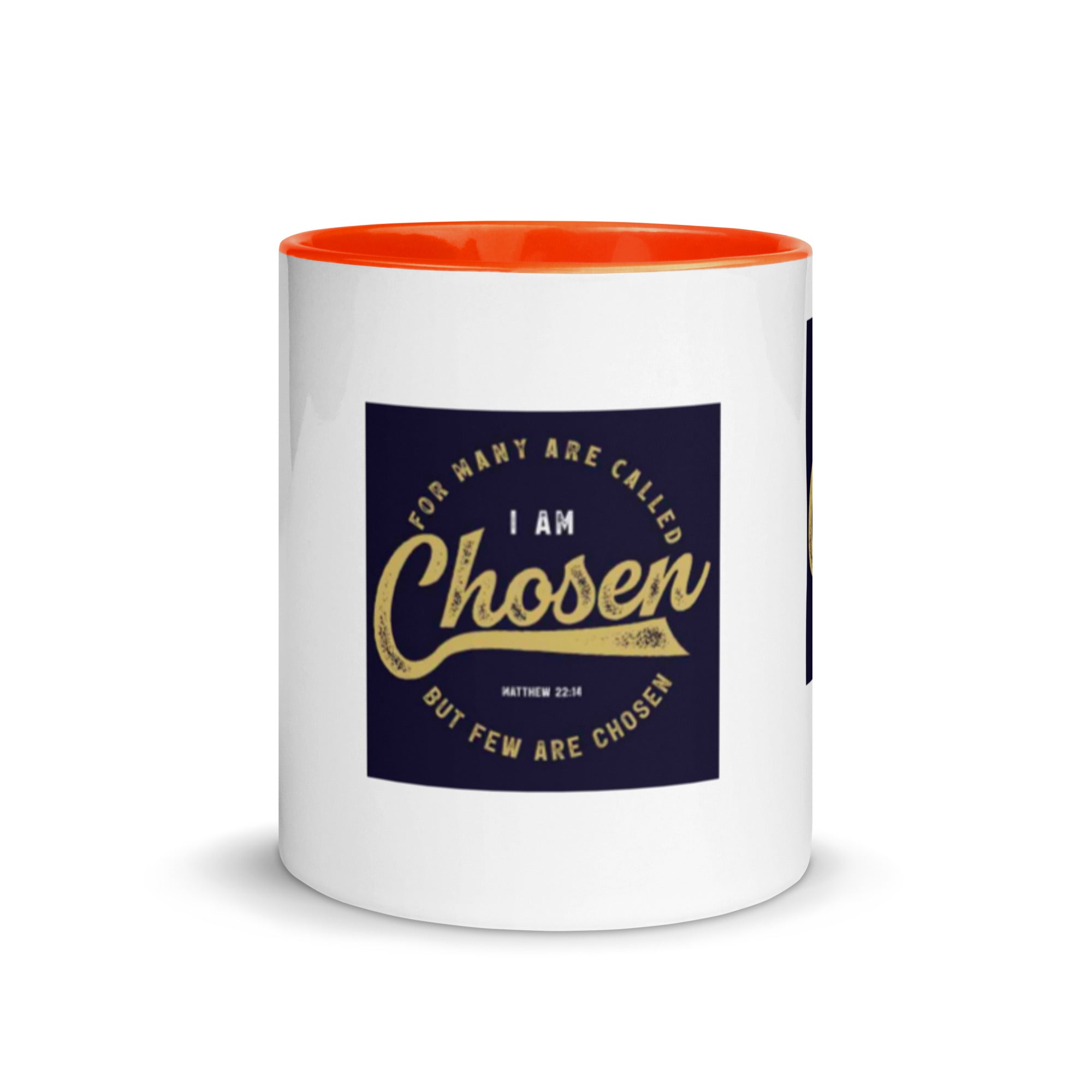 Custom Religious Coffee Mug with Color yellow gold  Inside