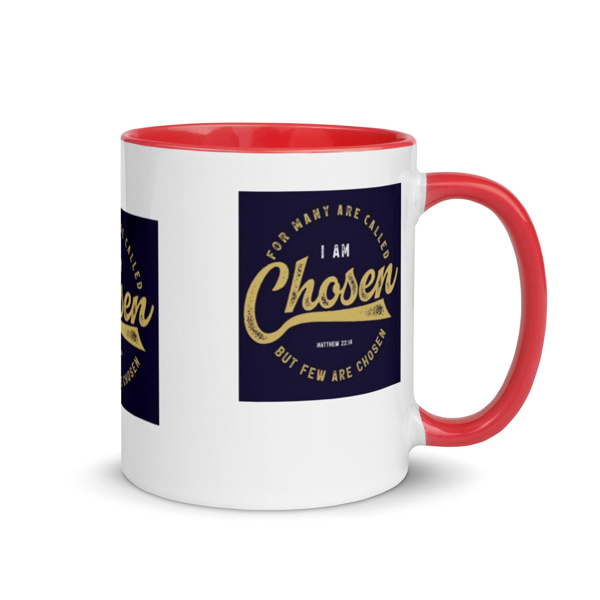 Custom Religious Coffee Mug with Color yellow gold  Inside